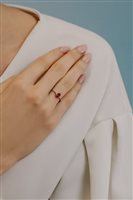 Napoli - Via Empedocle 7/A-B - Anillo Comete Mujer Storia Di Luce in Oro Rubino 0.06 Ct ANB 2653 - ANB 2653